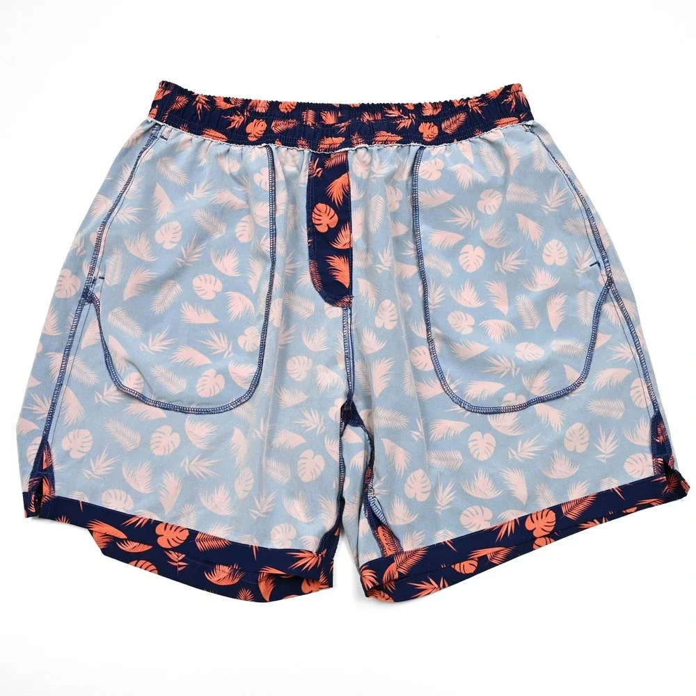 Bearbottom Swim Trunks Mens XL Geometric‎ Printed Beach Shorts Unlined 7